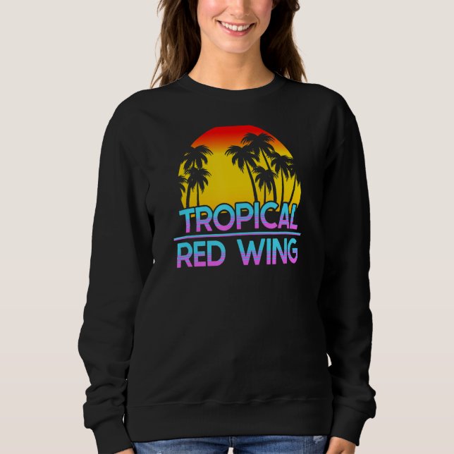 Red Vinge Minnesota Funny Ironic Weather T Shirt (Framsida)