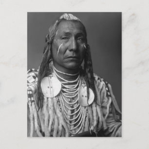 Red Vinge (Native American Man) Vykort