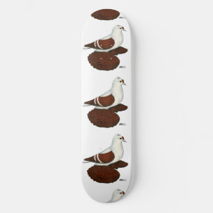 Red Vinge Pigeon Skateboard Bräda 19,5 Cm