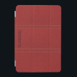 Red Vintage Worn-Out Faux Leather-utseende iPad Mini Skydd<br><div class="desc">Röd vintage utslitet läder ser ut mönster. Enkel design och elegant med sömndetaljer (digitalbild). Anpassadets text/monogram. Finns på många produkter. I 12 olika färger,  men alla färg kan begäras via e-post.</div>