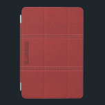 Red Vintage Worn-Out Faux Leather-utseende iPad Mini Skydd<br><div class="desc">Röd vintage utslitet läder ser ut mönster. Enkel design och elegant med sömndetaljer (digitalbild). Anpassadets text/monogram. Finns på många produkter. I 12 olika färger,  men alla färg kan begäras via e-post.</div>