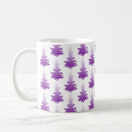 Red-Violet Evergreen Julgranar Kaffemugg