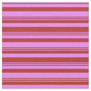 Red & Violet Mönster i Rand Tyg
