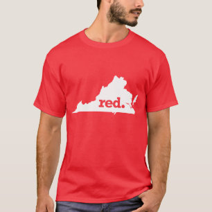 RED VIRGINIA T SHIRT
