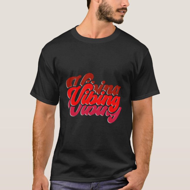 Red Viving Red Färg Graphic T Shirt (Framsida)