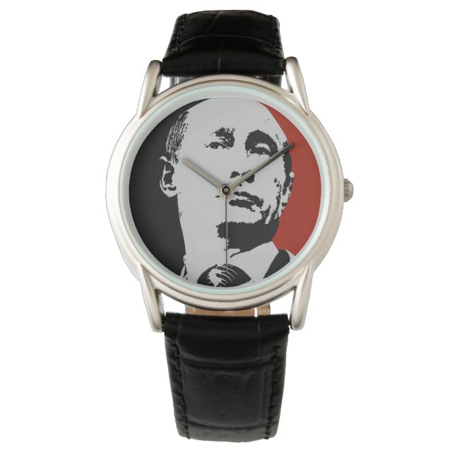 Red Vladimir Putin Armbandsur (Framsida)