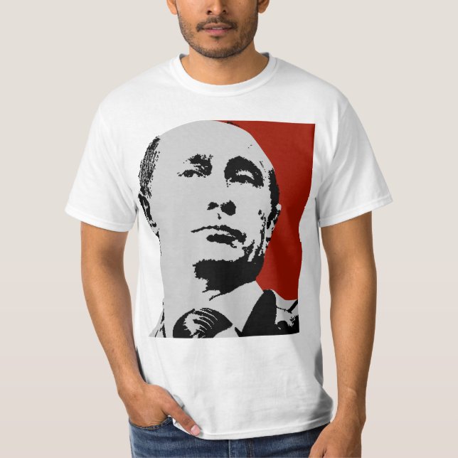 Red Vladimir Putin Tröja (Framsida)