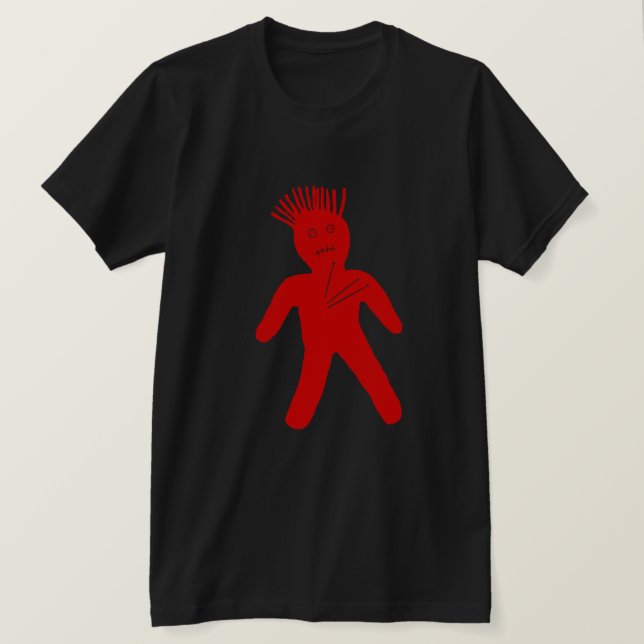 Red Voodoo Doll Tröja (Design framsida)
