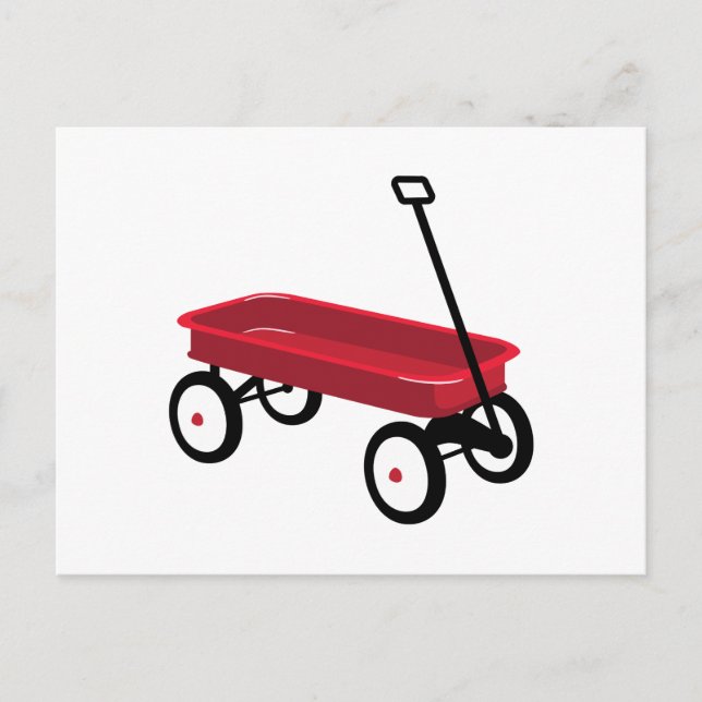 Red Wagon Vykort (Framsida)