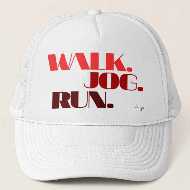 RED WALK JOG SPRINGA (font CHUNKY) Keps (Framsida)