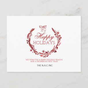 Red Wandeish Corporate PostCard Helg Vykort