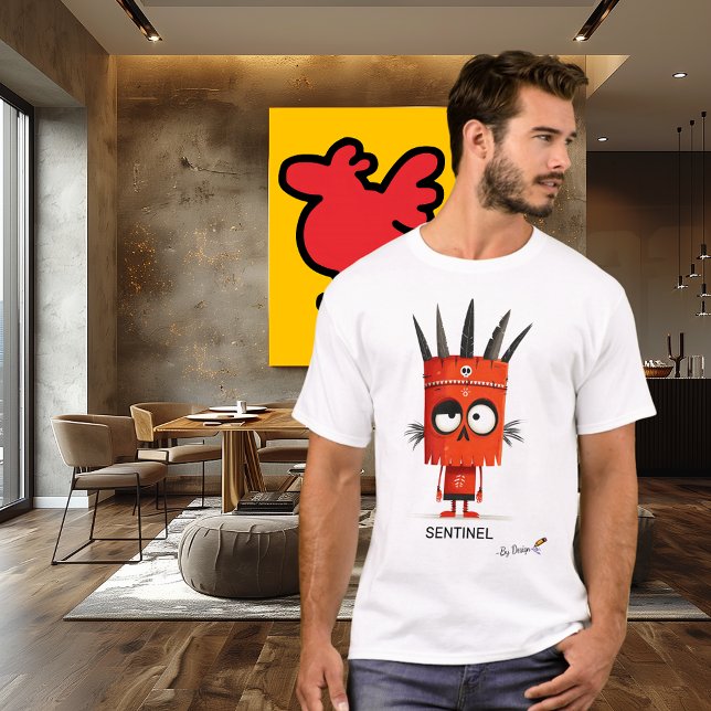 Red Warrior | SENTINEL - Efter design | Unik T Shirt (Skapare uppladdad)