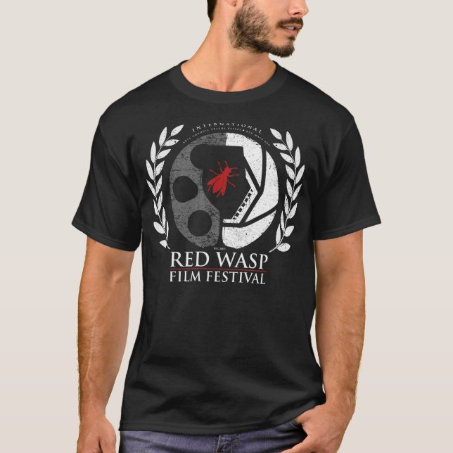 RED WASP Filmfestival - Internationell T Shirt (Framsida)