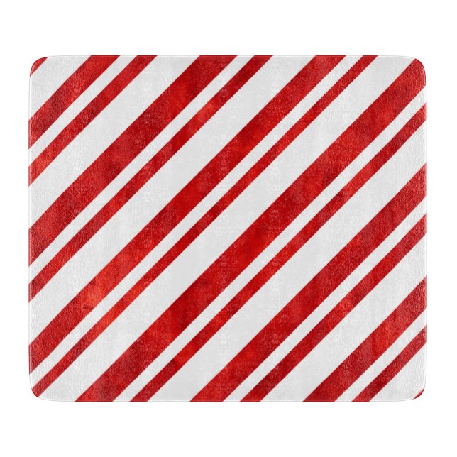 Red Watercolor Candy cane Rand (Framsidan)