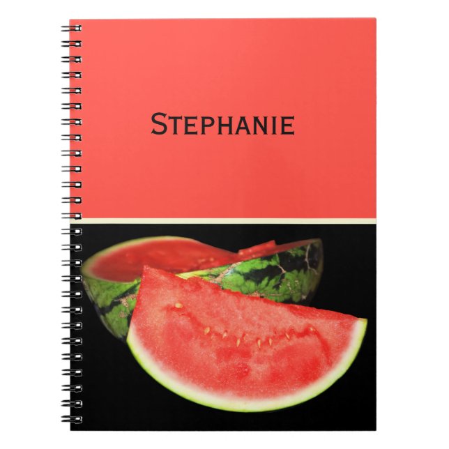 Red Watermelon Anteckningsbok (Framsidan)