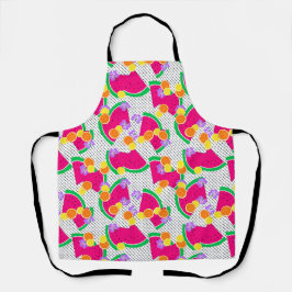 Red Watermelon Gult Lemons Tropical