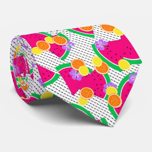 Red Watermelon Gult Lemons Tropical Slips