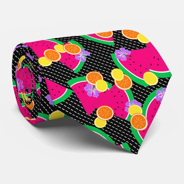 Red Watermelon Gult Lemons Tropical Slips (Rullad)