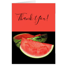 Red Watermelon Hälsningskort