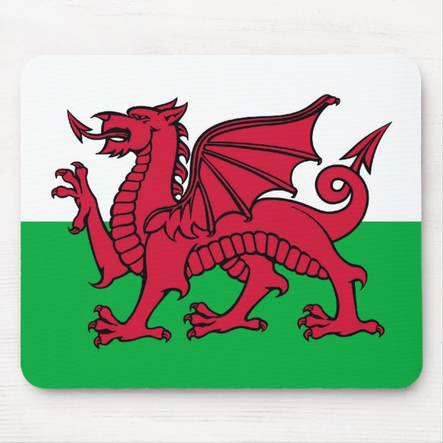 Red Welsh Dragon Musmatta (Framsidan)
