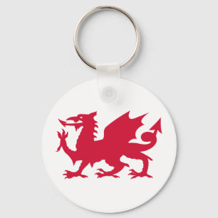 Red Welsh Dragon Nyckelring