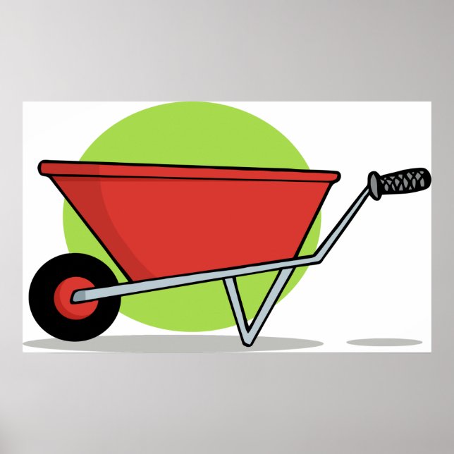 Red Wheelbarrow Poster (Framsidan)