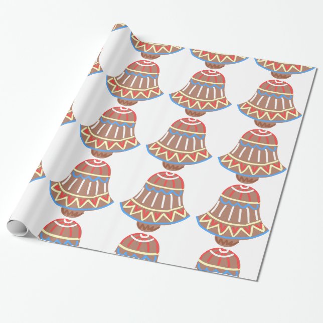 Red, White and Blue-Helgdag Cookie Presentpapper (Utrullad)