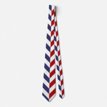 Red White and Blue Manar's Neck Tie