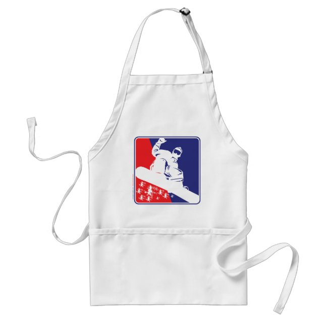 Red-White-and-Blue-Snö-Boa Förkläde (Framsidan)