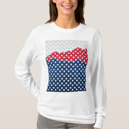 Red, White and Blue Stars (USA) (Förenade Stater) T Shirt