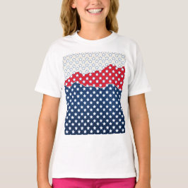 Red, White and Blue Stars (USA) (Förenade Stater) T Shirt