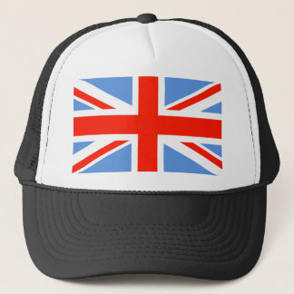 Red White and Blue Union Jack UK Flagga Truckerkeps