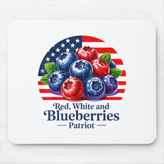 Red White And Blueberries Christian Patriotic  Musmatta (Framsidan)