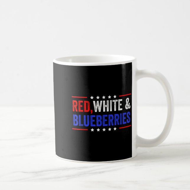 Red, White And Blueberries Patriot Dom 2025  Kaffemugg (Höger)