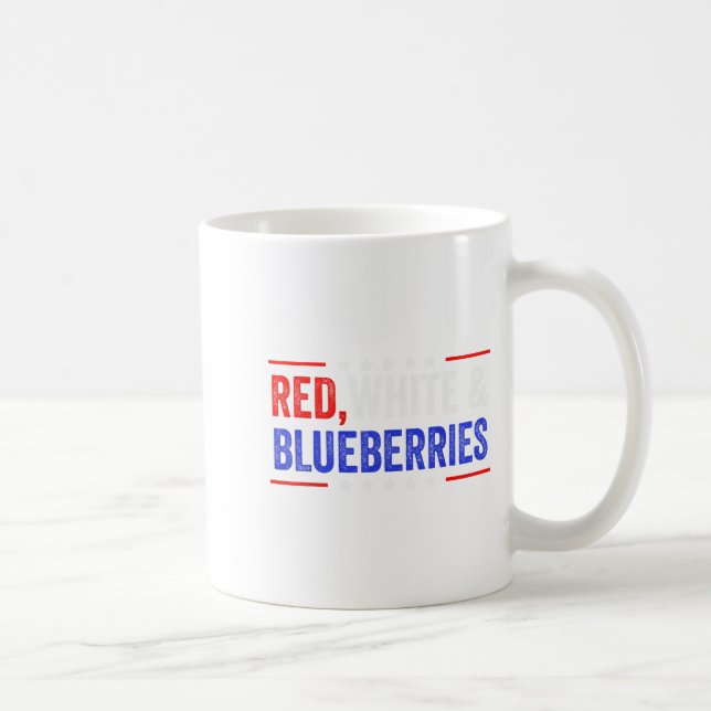 Red, White And Blueberries Patriot Dom 2025  Kaffemugg (Höger)
