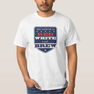 Red White and Brew Patriotic 4 juli Tröja