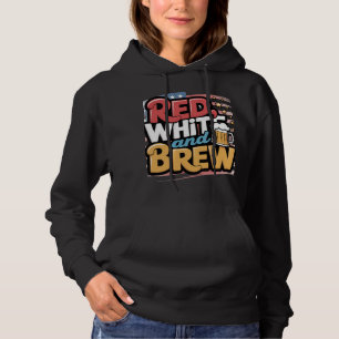 Red White and Brew USA Design T Shirt