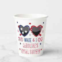 Red White and I Do Heart Sunglasses Möhippa