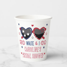 Red White and I Do Heart Sunglasses Möhippa