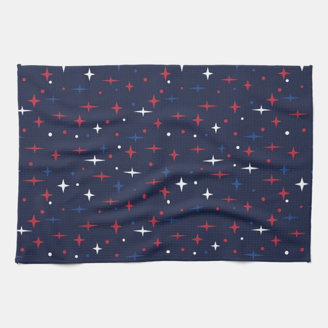 Red White and  Kökshandduk (Horisontell)