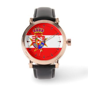 Red White Banner Grand Duchy i Toskana Armbandsur