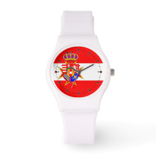 Red White Banner Grand Duchy i Toskana Armbandsur