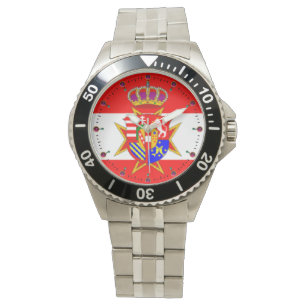 Red White Banner Grand Duchy i Toskana Armbandsur