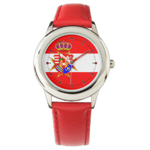 Red White Banner Grand Duchy i Toskana Armbandsur