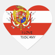 Red White Banner Grand Duchy i Toskana