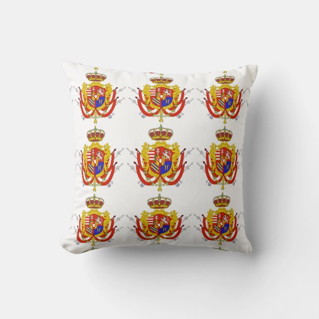 Red White Banner Grand Duchy i Toskana Kudde (Framsida)