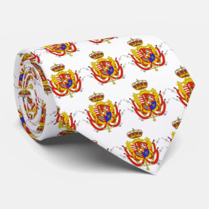 Red White Banner Grand Duchy of Tuscany Neck Tie Slips