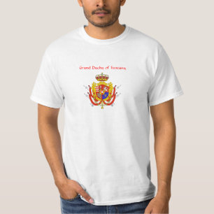 Red White Banner Storhertigdömet Toskana Tee Shirt