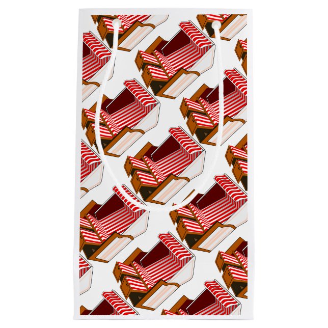 Red & White Beach-stolar - Party Gift Bag (Framsidan)