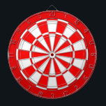Red & White Bicolor Darttavla<br><div class="desc">Röda och vita färgkartonger.</div>